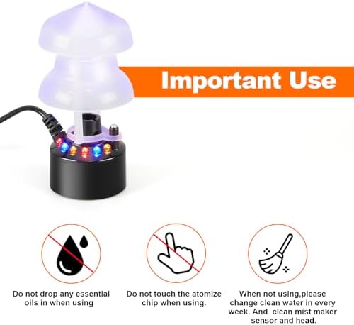 FITNATE Mist Maker with 12 LED Lights