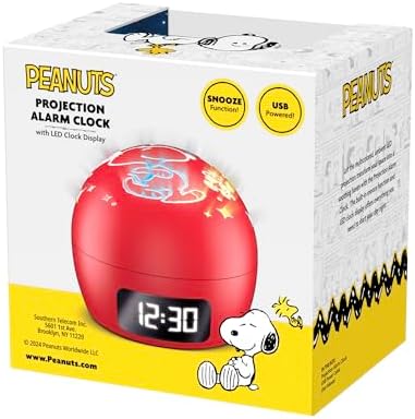 Peanuts Ambient Light Clock with Multi-Alarm