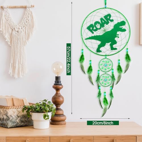 Dinosaur Dream Catcher Kit for Kids Room Decor