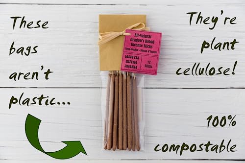Dragons Blood Incense Sticks - 6 Hand-Rolled Artisan Pieces