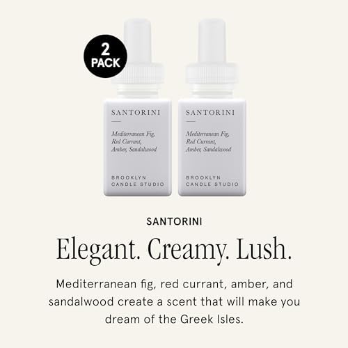 Pura Brooklyn Candle Studio Home Scent Refill 2 Pack Santorini