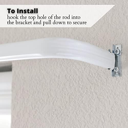 Yafa Home Fashion Heavy Duty Single Adjustable Window Rod