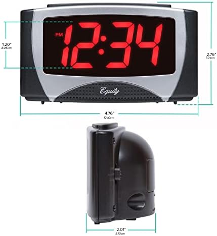 La Crosse Technology 12-Inch LED Alarm Clock with USB Power