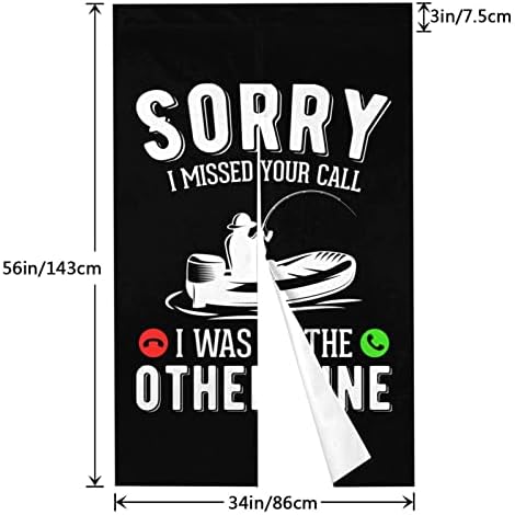 Sorry I Missed Your Call Blackout Curtains for Doorways