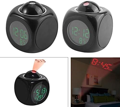 Projection Alarm Clock for Bedroom Ceiling