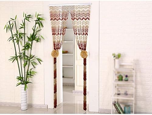 OKUOKA Crystal Bead Curtain Panel 9 Sizes 90x215cm