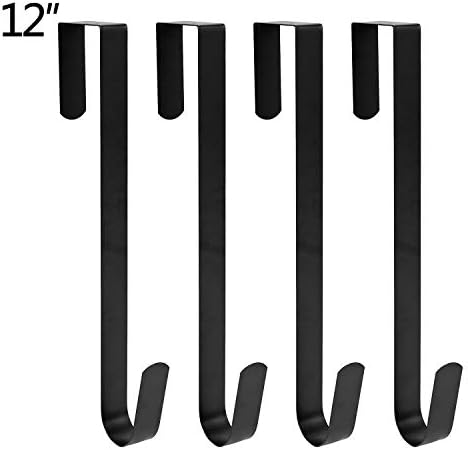Sattiyrch 12 Inch Wreath Hanger Hook Black
