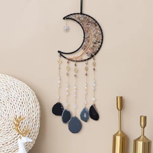 Crystal Dream Catcher with Agate Tree Shape