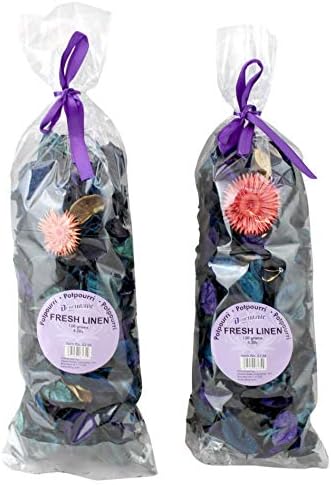 Fresh Linen Potpourri in Petal Bowl Vase Filler
