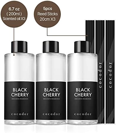 Cocodor Citrusy Mandarin Reed Diffuser Oil Refill 3 Pack