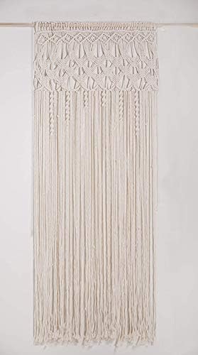 Hysunland Macrame Curtain 30x71 Woven Panel