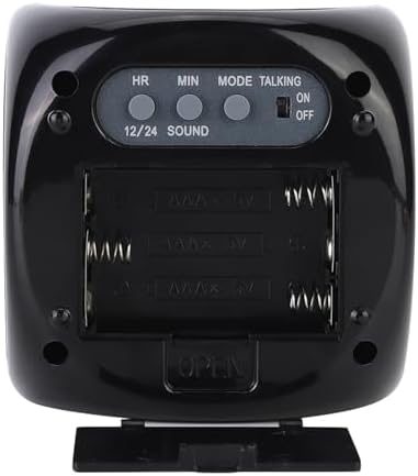 EVTSCAN Multifunctional Digital Alarm Clock with Temperature Display and Voice Time