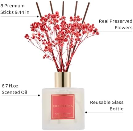 COCORRINA Orange Blossom Reed Diffuser Set 676 Floz