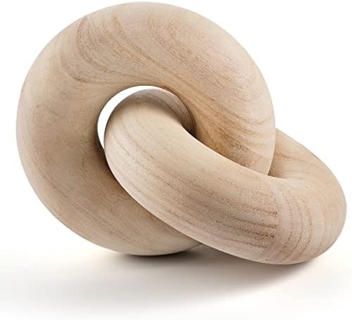 Handcrafted Wood Chain Decor for Home Decor