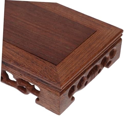 Healifty Wood Display Stand for Vase and Decor