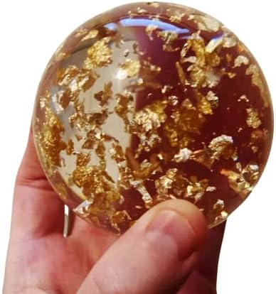 3 Inch Gold Foil Acrylic Ball for Party Decoration