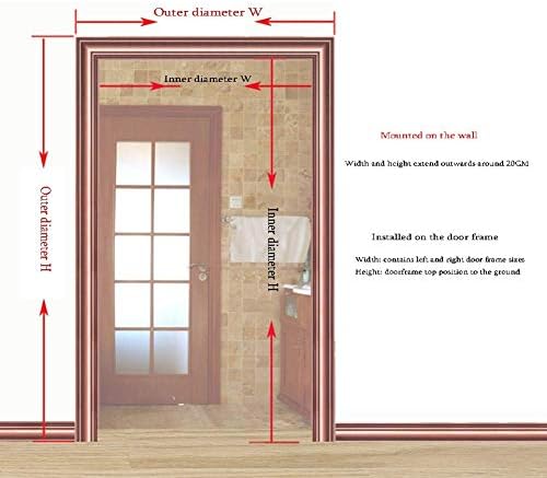 Beaded Curtain Natural Wooden Beads for Doorway Passage