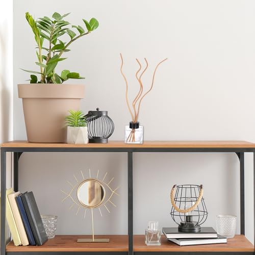 Uxcell 20Pcs Wavy Rattan Diffuser Sticks 28cm Light Coffee