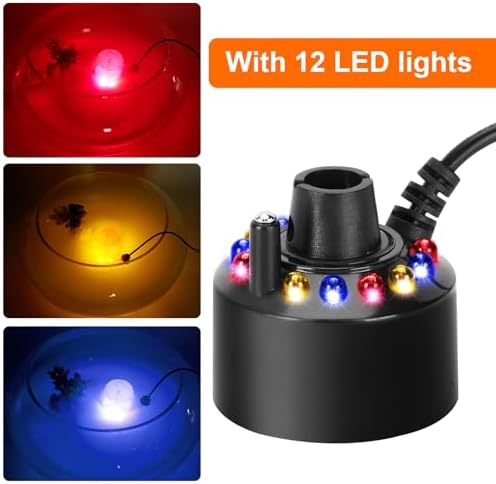 FITNATE Mist Maker with 12 LED Lights