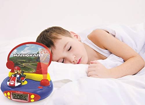 LEXiBOOK Nintendo Mario Kart Projector Clock