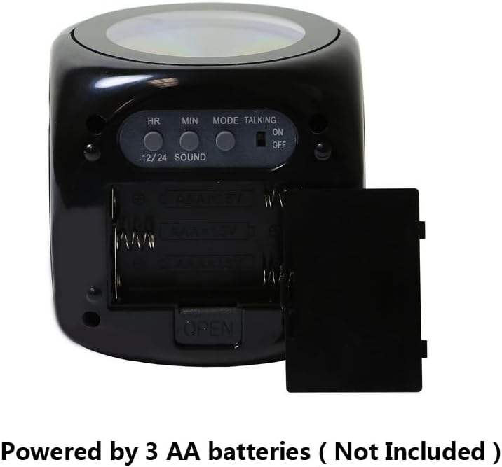 Projection Alarm Clock with LED and Temperature Display