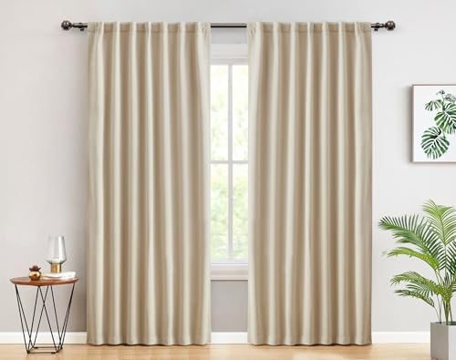 HOTOZON Curtain Rod 32-58 Inch Antique Bronze