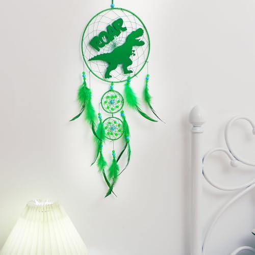 Dinosaur Dream Catcher Kit for Kids Room Decor