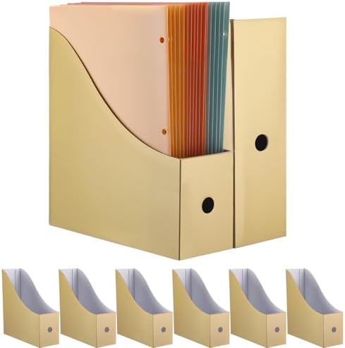 Pasimy 8 Pack Foldable Magazine Holders