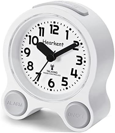 Hearkent Atomic Talking Clock with Snooze and Light