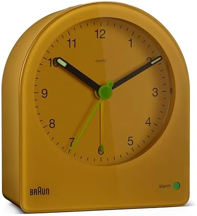 Braun Classic Analogue Alarm Clock with Snooze and Continuous Backlight 1