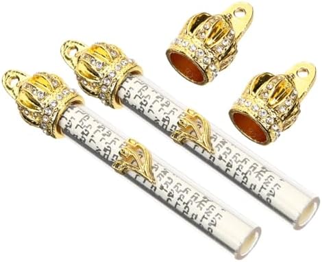 LUOZZY 2 Pcs Metal Mezuzah Door Hanging Set