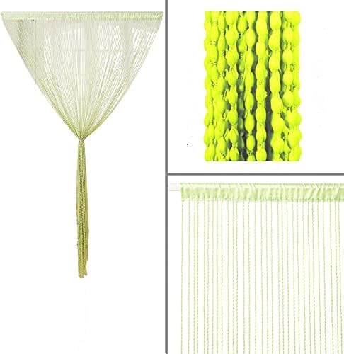 Boho Fringe Curtain for Doorway Privacy 1 Panel 100x220cm