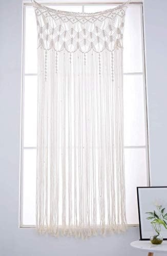 Hysunland Macrame Curtain 30x71 Woven Panel