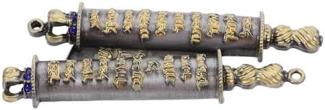 LUOZZY 1pc Deep Gray Mezuzah Door Blessing Ornament