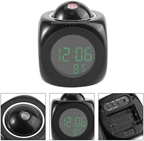 Projection Alarm Clock for Bedroom Ceiling
