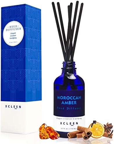 Xcleen Reed Diffuser Set - Floral Vanilla Cinnamon Amber