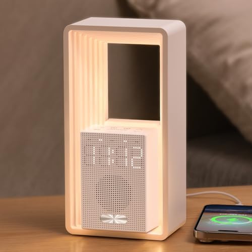 WILIT Digital Alarm Clock with Sunrise Light and USB Charging