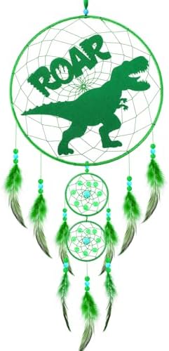 Dinosaur Dream Catcher Kit for Kids Room Decor