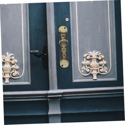 Cabilock 2 Sets Cultural Jewish Mezuzah Door Blessing Decorations