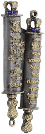 LUOZZY 1pc Deep Gray Mezuzah Door Blessing Ornament