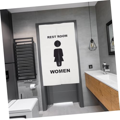 ABOOFAN Privacy Enhancing Toilet Decor Doorway Curtain Telescopic Rod