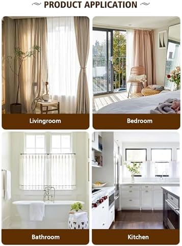 Yafa Home Fashion Heavy Duty Single Adjustable Window Rod