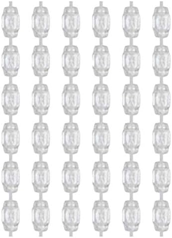 OKUOKA Gold Beaded Curtain Strands for Window Door Divider