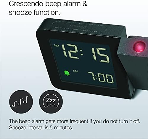 Braun Digital Projection Alarm Clock with 4 Backlight Options