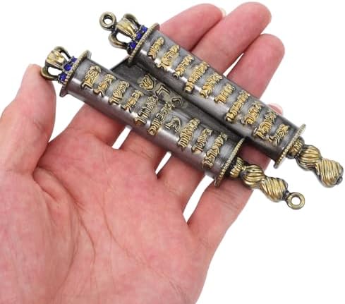 LUOZZY 1pc Deep Gray Mezuzah Door Blessing Ornament