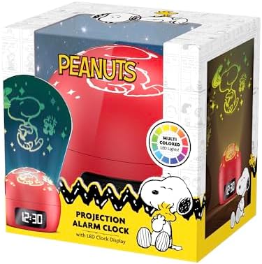Peanuts Ambient Light Clock with Multi-Alarm