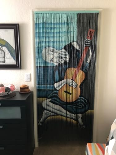 ABeadedCurtain 125 String Old Guitarist Beaded Curtain