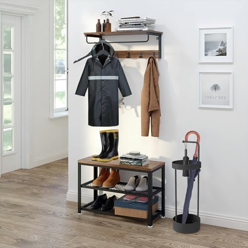 Sleek Metal Umbrella Stand for Entryway Black