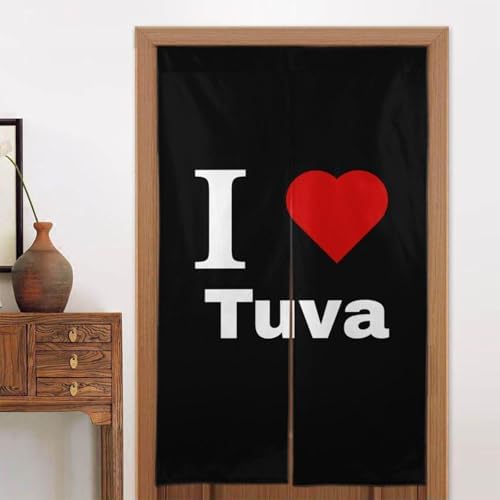 I Love Tuva Blackout Curtains for Doorways and Windows