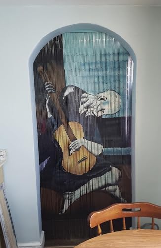 ABeadedCurtain 125 String Old Guitarist Beaded Curtain
